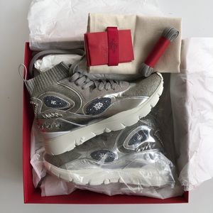 VALENTINO Heoroes Embellished High Top Sneakers